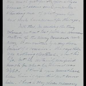 a page of handwritten text