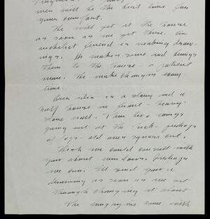 a page of handwritten text