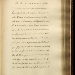 a page of handwritten text