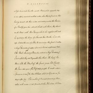 a page of handwritten text