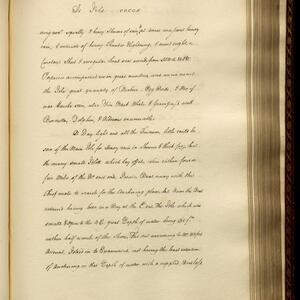 a page of handwritten text