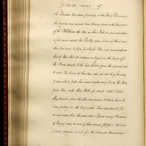 a page of handwritten text