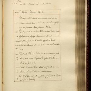 a page of handwritten text