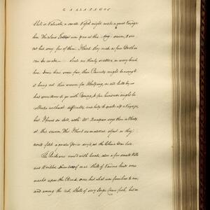 a page of handwritten text