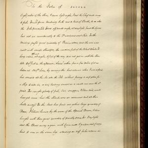 a page of handwritten text