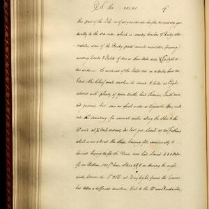 a page of handwritten text