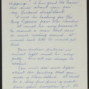 a page of handwritten text