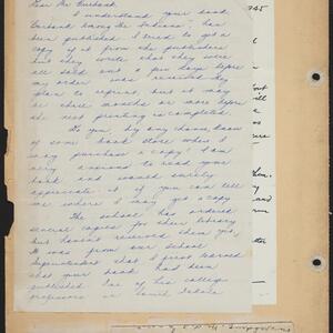 a page of handwritten text
