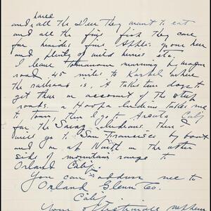 a page of handwritten text
