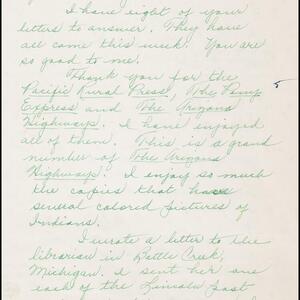a page of handwritten text