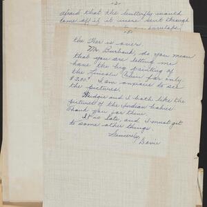 a page of handwritten text