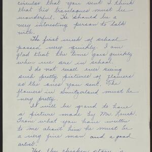 a page of handwritten text
