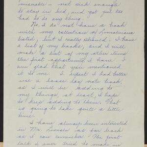 a page of handwritten text