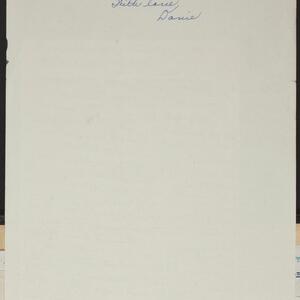 a page of handwritten text