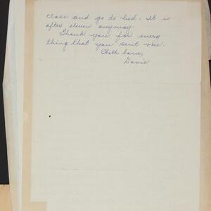a page of handwritten text