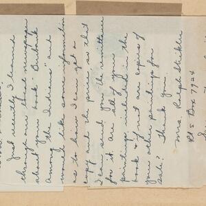 a page of handwritten text