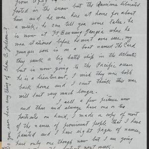 a page of handwritten text