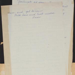 a page of handwritten text