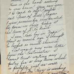 a page of handwritten text