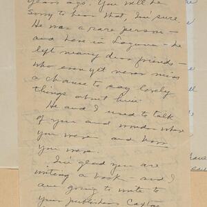 a page of handwritten text