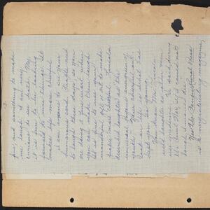 a page of handwritten text