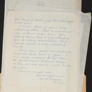 a page of handwritten text