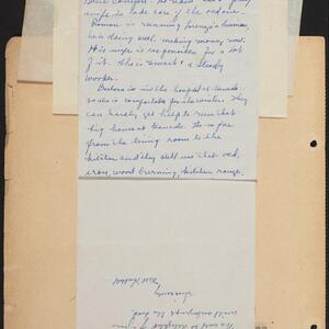a page of handwritten text