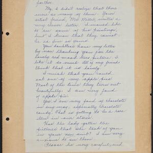 a page of handwritten text