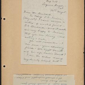 a page of handwritten text