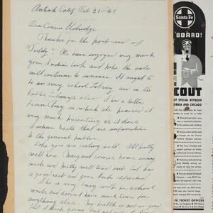 a page of handwritten text