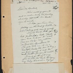 a page of handwritten text