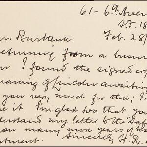 a page of handwritten text