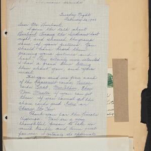 a page of handwritten text