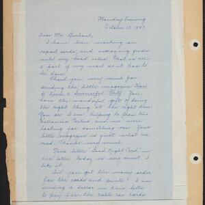 a page of handwritten text