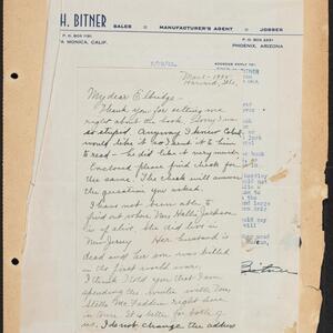a page of handwritten text