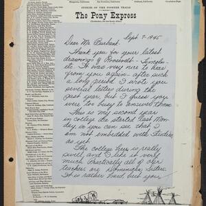 a page of handwritten text