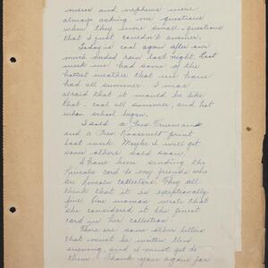 a page of handwritten text