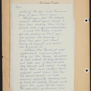 a page of handwritten text