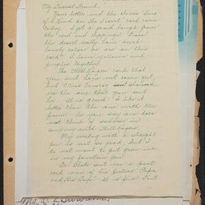 a page of handwritten text