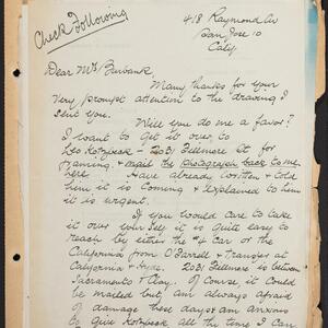 a page of handwritten text