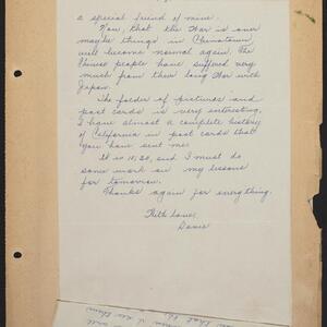 a page of handwritten text