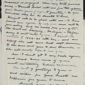 a page of handwritten text