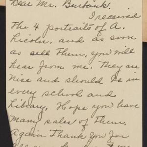 a page of handwritten text