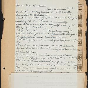 a page of handwritten text