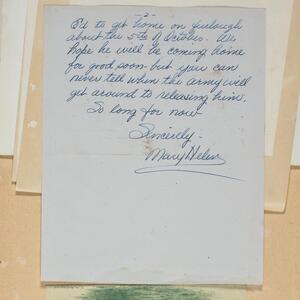 a page of handwritten text