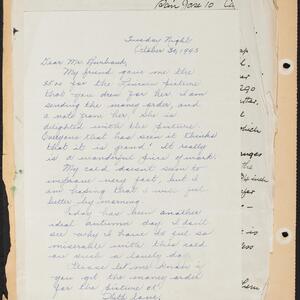 a page of handwritten text