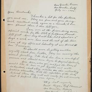 a page of handwritten text
