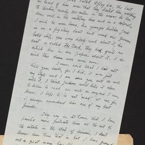 a page of handwritten text