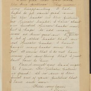 a page of handwritten text