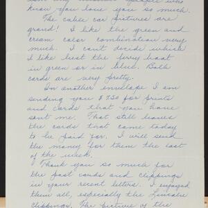 a page of handwritten text